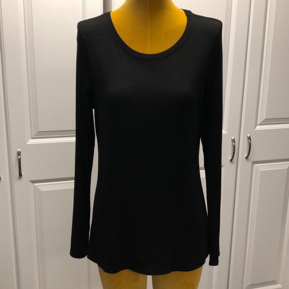 Women’s Paraphrase black long sleeve top